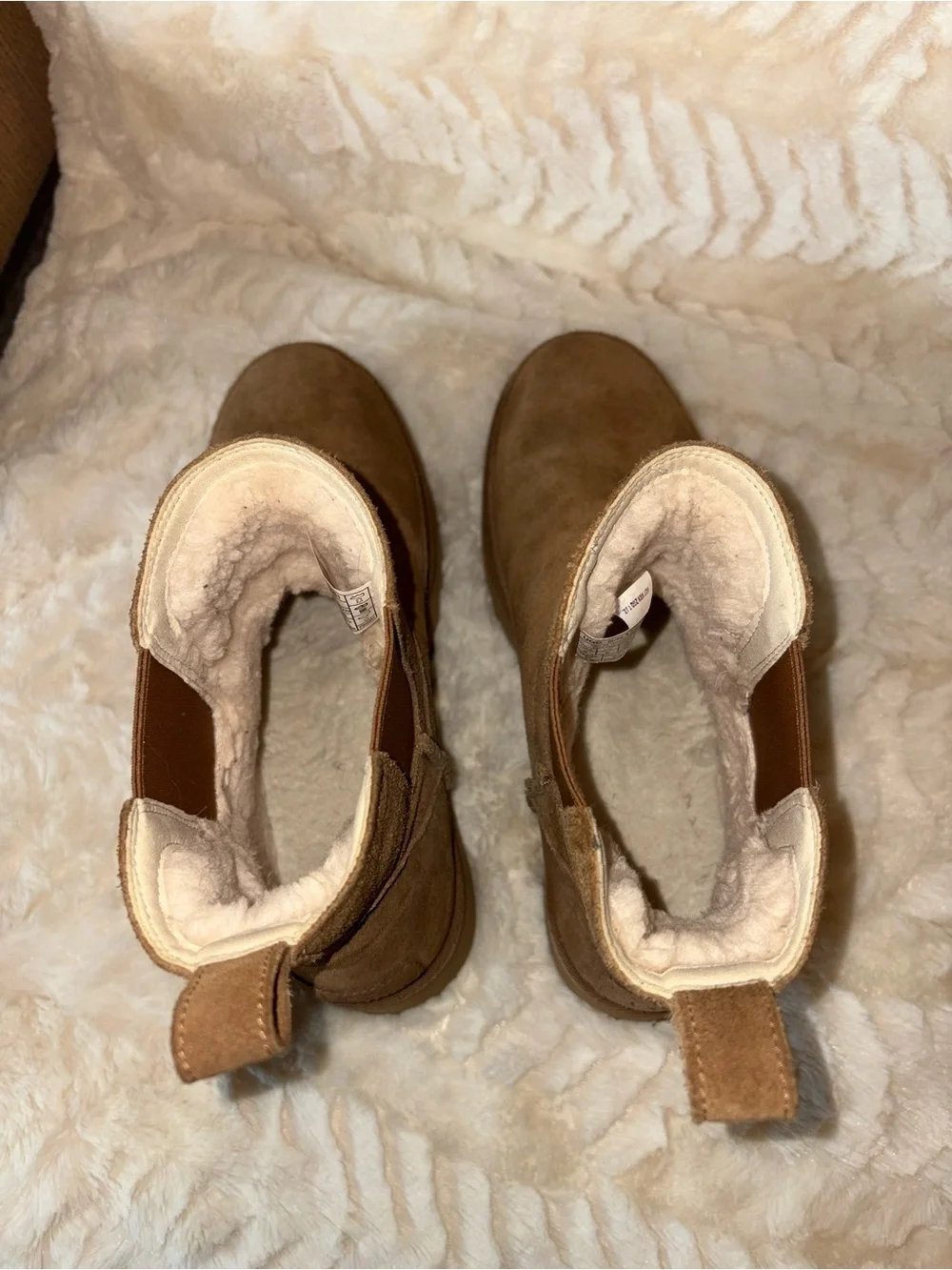 UGG Chelsea Platform Mini Boot Chestnut - Picture 6 of 8